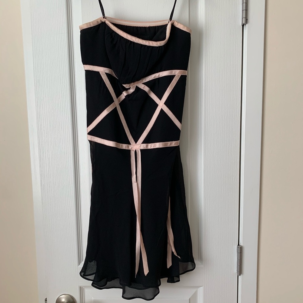 Nicole Miller strapless dress